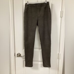 Sanctuary by Anthropologie Women's Brown Skinny Suede-like Pants